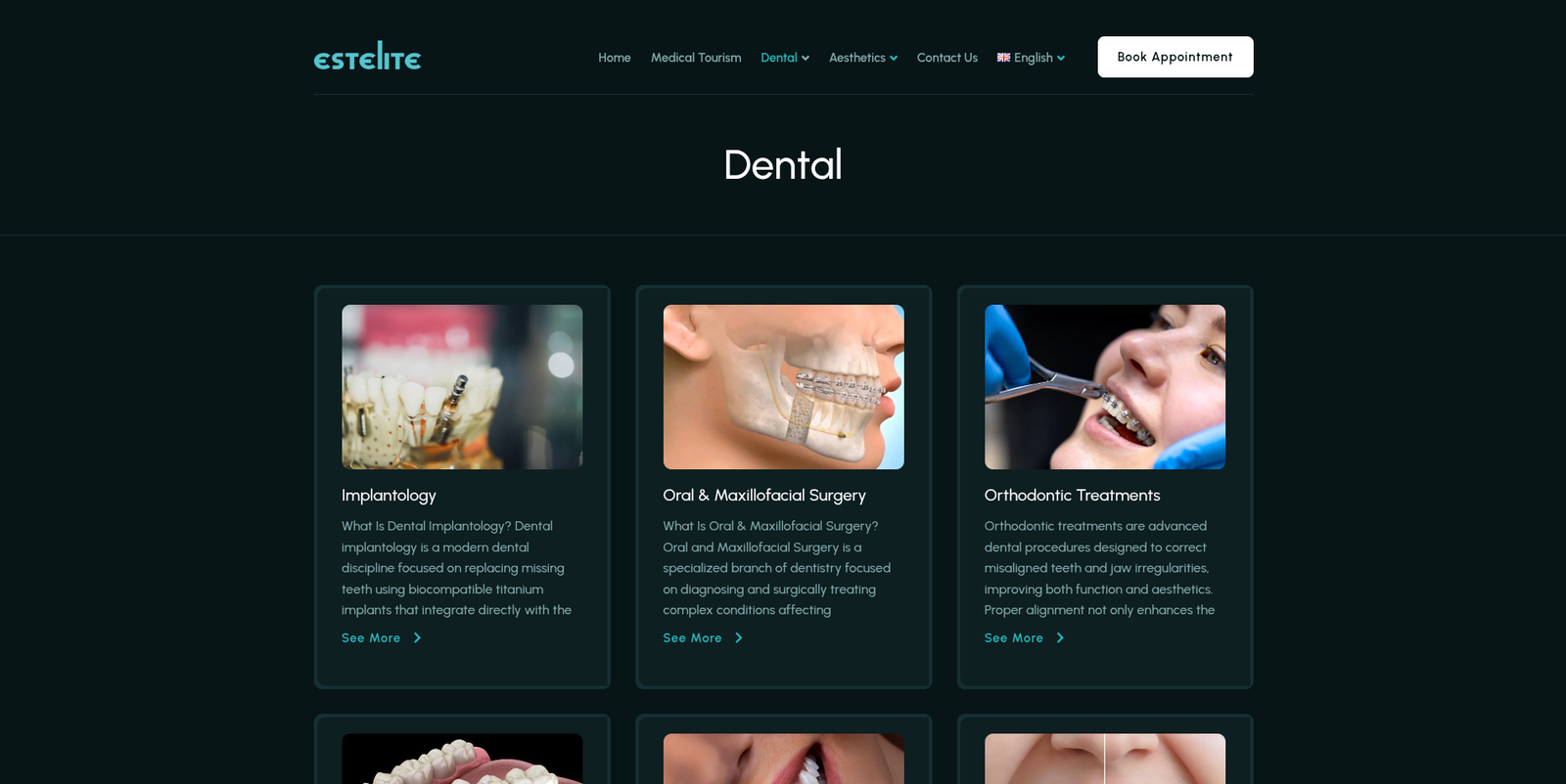 Estelite Medical Center project screenshot 3