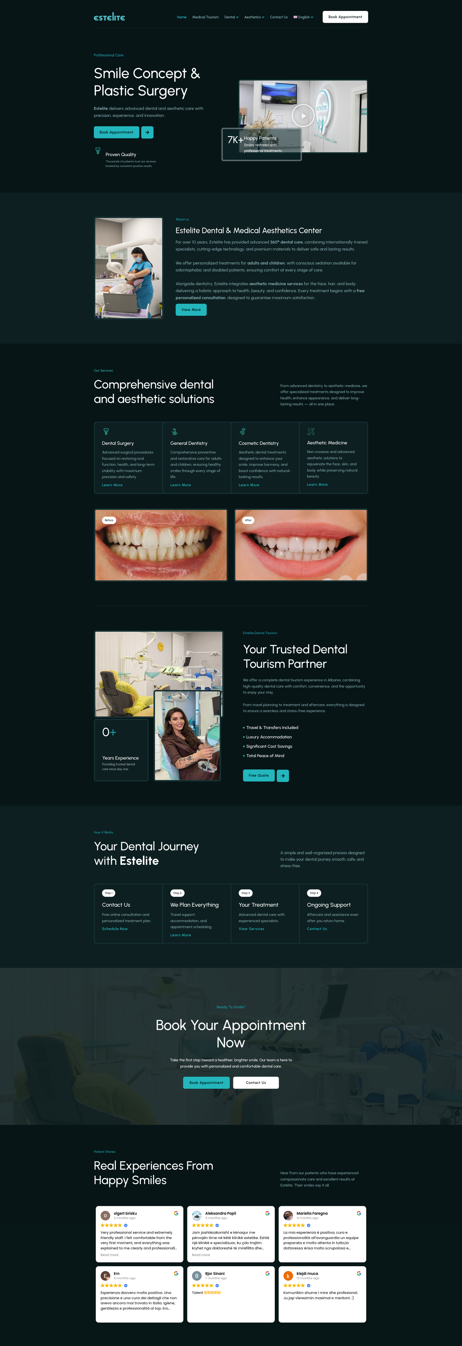 Estelite Medical Center project screenshot 1