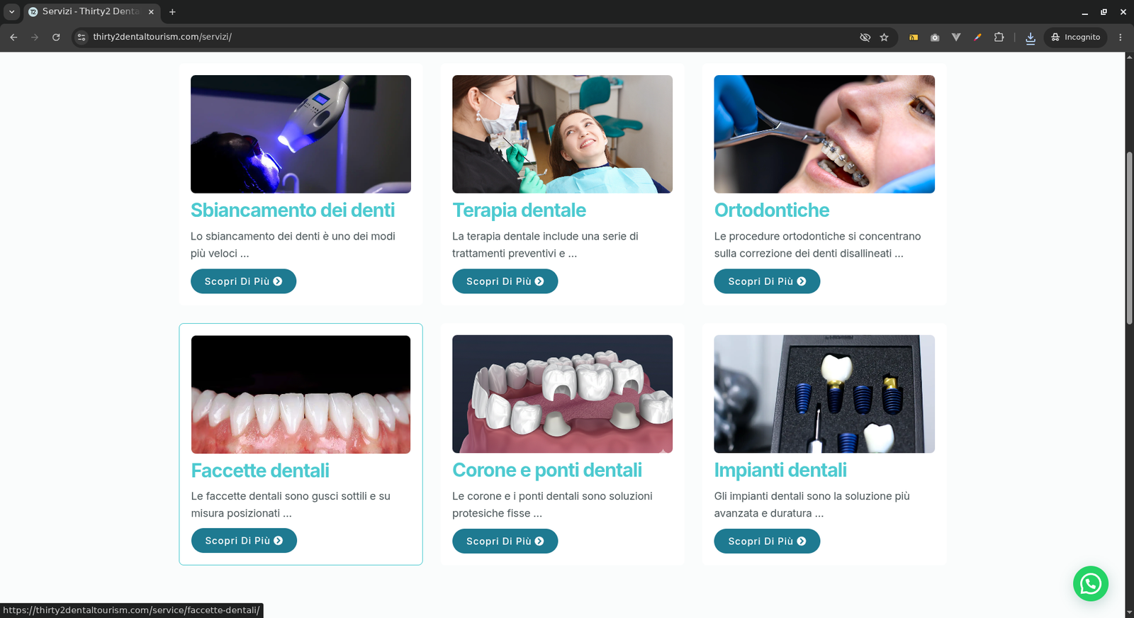 Thirty2 Dental Tourism consultation page